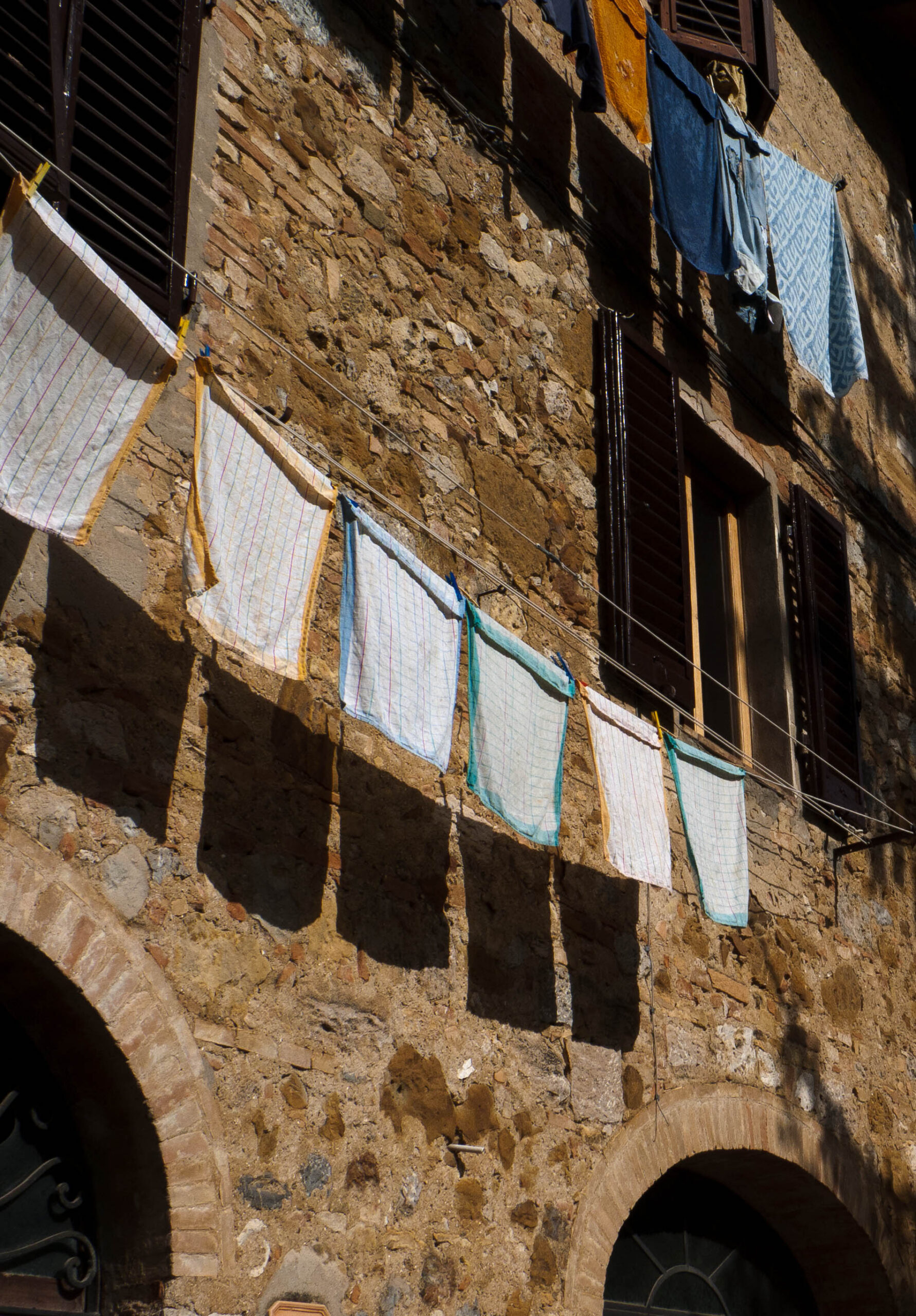 Street scene in San Gimignano