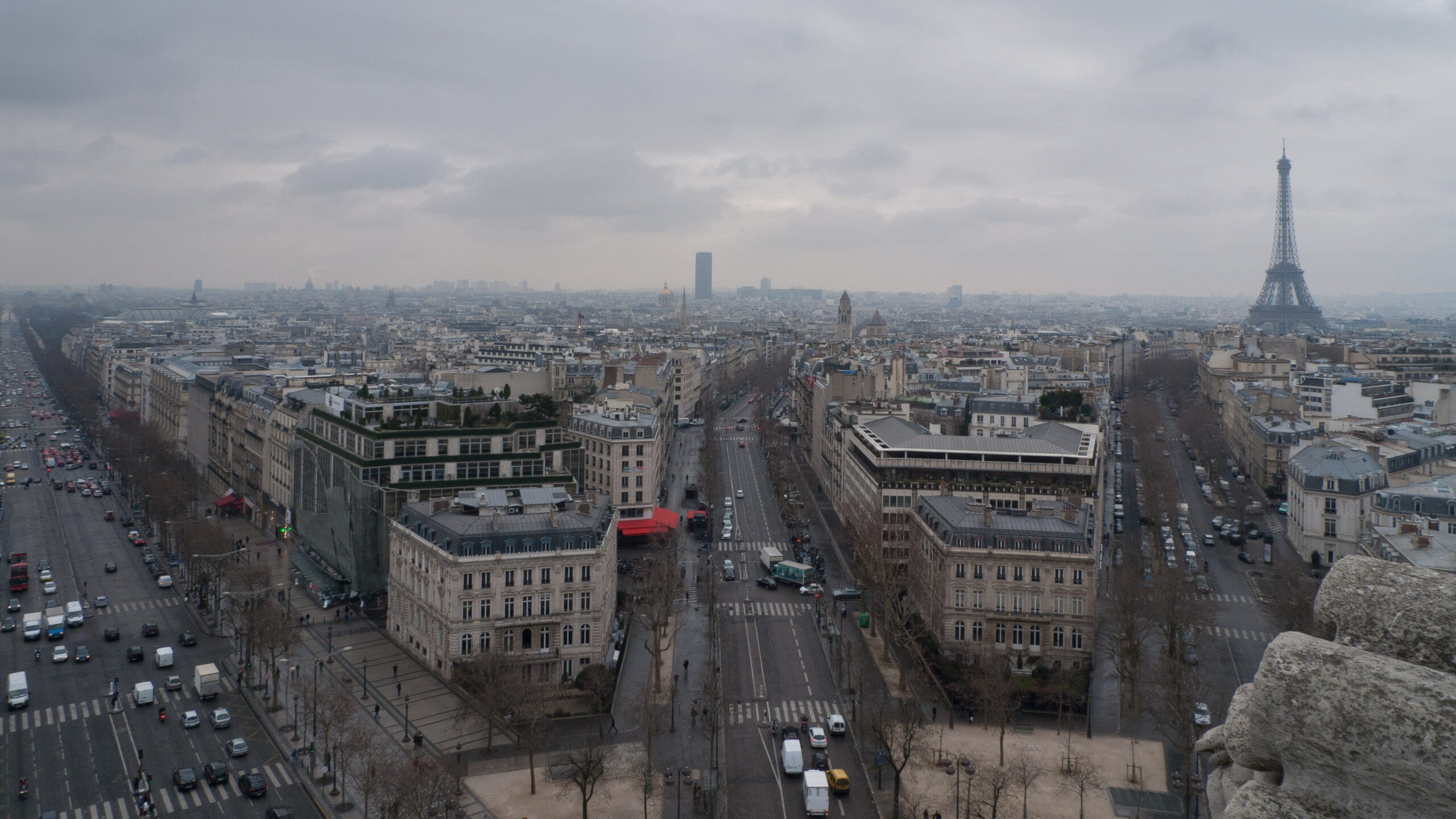 Views from Arc de Triomphe